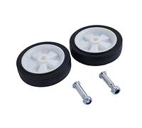 2pcs Air Compressors Casters,Air Compressor Accessories Caster Wheels 6In Shock Absorption Non-Slip Silent Stable Moving Caster Wheels