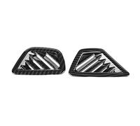 2pcs Air Condition Vent Outlet Cover,Car Carbon Fiber Dashboard Trim for 5 Series G30 17-18 for Left Hand Drive
