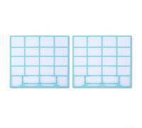 2pcs air conditioner filter accessories with hanging dust screen for Midea, designed to help reduce dust accumulation on air conditioners (37.5 * 33)