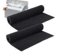 2pcs Air Conditioner Filters, Cut To Fit Air Filters, Foam Pad Pre Filter, Washable AC Filter Foam, Air Conditioner Sponge Filter, Compost Bin Filters Replacement