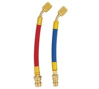 2Pcs Air Conditioning Adapter Brass R134A to R12