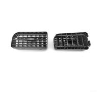 2Pcs Air Conditioning Vents, Centre Console Air Conditioning Outlet Diffuser, ABS Black Swivel Vent OEM 735491770 735459180