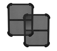 2PCS Air Fryer Splatter Screen, for Air Fryer Af400 Af451 Dz401 Models Dual Air Fryer, Reusable Silicone Air Fryer Splash Pad for Home Kitchen Restaurant
