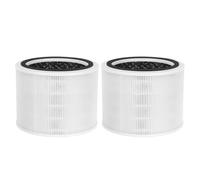 2pcs Air Purifier Filter Compatible with Levoit Core 200s | Dual-layer PP and ABS Construction with Non-Woven Fabric, Activated Carbon, Captures Large and Fine Particles