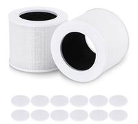 2Pcs Air Purifier Filter for LEVOIT Air Purifier Filter, Triple Filtration Core Mini Filter, Air Purifier Filter Replacement with 12pc Aroma Sponge Tray Compatible with LEVOIT Core Mini-RF