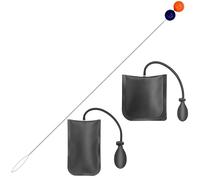 2PCS Air Wedge Bag Max Load 300 Pounds Pressure Heavy Duty Button Master Stainless Steel Emergency Tool