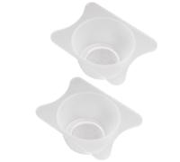 2Pcs Airbrushes Special Paint Purification Cup Transparent Filter Cup Filtering Paint Impurities Model Coloring Tool Furniture Refinishing Tool