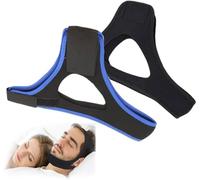 2PCS Airflow Jaw Strap, Unisex Airflow Chin Sleep Strap, Breathable Stop Snoring Chin Strap, Adjustable Airflow Jaw Mask to Keep Mouth Closed, Suitable for Men and Women