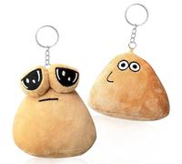 2pcs Alien Plush Keychain, Alien Keychain Plush Keyring Funny Keychains Plushies Pendant Charming for Bag Small Gift for Friends Collegues Children