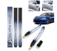 2PCS All Cars Magic Pen, Car Scratch Removal Pen Quick Fix for Scratches and Paint Damage Car Paint Scratch Repair Waterproof, Fits All Cars Colors
