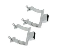 2Pcs Alloy Door Handle Ergonomic Grip Door Pull Easy to Use for Bathroom & Wardrobe Perfect for Wet Environment Metal Mixture Bathroom Handle