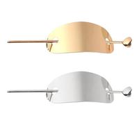 2pcs Alloy Plated Hair Stick Minimalist Elegant Bun Holder Pin | Sl inish, Decorative DIY Styling, Practical Choice for Women, Fashion Look with Unique Glossy Detail