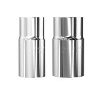 2Pcs Alloys Steel Tire Socket Double Sided 17/19mm and 21/23mm Automotive Car Wheel Nut Removal Tool for Tight Space Portable Car Maintenance Tool