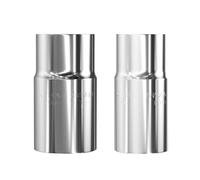 2Pcs Alloys Steel Tire Socket Double Sided 17/19mm and 21/23mm Automotive Car Wheel Nut Removal Tool for Tight Space Steel Tire Socket