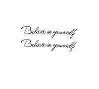 2pcs Alphabet Arm Juice Sticker, Semi-permanent Realistic Fake Tattoos, Lasts 7-15 Days