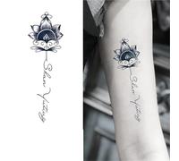 2pcs Alphabet Arm Juice Sticker, Semi-permanent Realistic Fake Tattoos, Lasts 7-15 Days, Waterproof Non-reflective Temporary Stickers