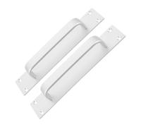 2pcs Aluminium Alloy Door Handles Silver for Sliding Closet Cabinets
