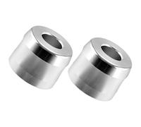 2pcs Aluminium Alloy Stand for Men Convenient Shaving Tool Display Stand Opening Design for Safe Storage Finish