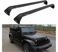 2pcs Aluminium Car Roof Rack Roof Cross Bars For Jeep Wrangler jk jl 2007-2021, Luggage Carrier Rails Cargo Transport Rack Rail Rack Cross Bar Accessories