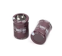 2pcs Aluminium Electrolytic Capacitors 100V 3300uF Volume 30x40mm for LCD TV Energy storage elements