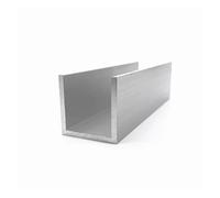 2Pcs Aluminium U Profile Channel 5x5/5x10mm-100x25mm Length 495mm DLY Aluminum Fixed Card Slot For Kitchen Cabinet