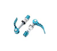 2pcs Aluminum Alloy Bicycle Seatpost Binder Bolt, Quick Release Bolt M6 x 65mm, for all kinds of bicycles(Blue)