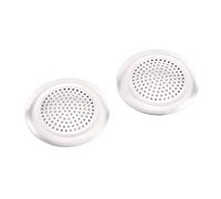 通用 2PCS Aluminum Alloy Car Interior A-Pillar Audio Speaker Cover Trim for Land Rover Defender 2007-2015