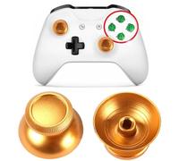2Pcs Aluminum Alloy Joystick Rocker Cover Mushroom Cap for P5 P4 Game Controller Replacement Repair Accessory Enhanced Gaming