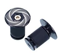 2PCS Aluminum Alloy Mountain Bike Handle Plug Handlebar End Plug Handle Clamp End Stopper Handle Plug Mountain Road Bike Aluminum Alloy