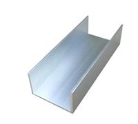 2pcs Aluminum Alloy U-Shaped Profile 495mm, Thickness 0.5mm-3mm | Rail Slot, Fixed Card Slot(40x40x2mm)