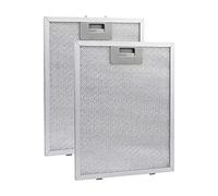 2PCS Aluminum Cooker Hood Filters Metal Mesh Extractor Vent Filter Kitchen Appliance Range Hood Parts
