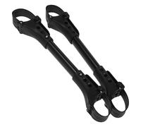 2pcs Aluminum Dual Stroller Connector, Black for Twin Babies | Outdoor Use, Anti Rust Sturdy Build, Joins Prams and Baby Strollers for Family with Two Boys and Girls