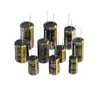 2Pcs Aluminum Electronic Capacitor 25/35/50/63/100/160/200/250/450V High Frequency Low Capacitors Capacitance ICXLPMC(450V68UF 18x25)