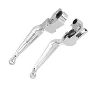 2PCS Aluminum Folding Clutch Brake Lever Set Left and Right Hand Assembly | Ergonomic Curved Handle with Adjustable Reach, Cnc Billet Aluminium, for Motorcycle Maintenance and Touring