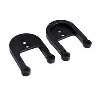 2pcs Aluminum Front/Rear Shock Tower Hoops Bracket Mount for 1/10 RC CAR RC4WD Gelande II Chassis (Rear Shock Hoops)
