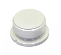 2Pcs Aluminum Knob Cap Potentiometer Knobs Knurled Matte 34 * 20 38 * 20Mm Decoder Button Volume Switch Tube Amplifier Control Screw,Silver,38 * 19 * 6