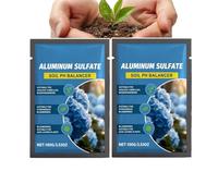 2PCS Aluminum Sulfate Soil Acidifier for Hydrangea Blue, Long Lasting PH Adjustment Amendments for Garden, Acid Fertilizer Soil PH Lowerer for Gardens Ponds Home, Outdoor Plants
