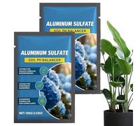 2Pcs Aluminum Sulfate Soil Acidifier, Hydrangea Feed, 100g PH Adjustment Amendments, Hydrangea Colourant Blue, Soil Acidifier For Garden, Family Friends Enthusiast Home Garden Pond Outdo