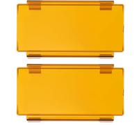 2pcs Amber Car LED Spotlight Lampshade Cover for Off-road Driving Light Bar, Truck Work Light Protective Cover for Vehicle Headlight, Optimal Component Reliability, Professional Automotive Repair, ...