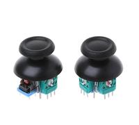 2Pcs Analog Thumb Joystick Repair Parts Replacement for Controller Module Thumb Stick Replacement 3D Analog Joystick
