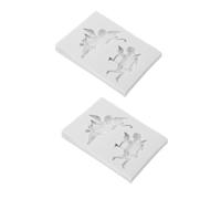 2pcs Angel Figurine Silicone Mold for DIY Plaster Resin Crafts