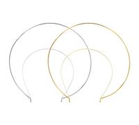 2Pcs Angel Halo Headband Gold Celestial Crown Headpiece Goddess Graceful Tiara for Bridal Wedding Cosplay Party Use