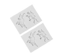 2pcs Angel Shape Silicone Mold for Aromatherapy Candles and Soap