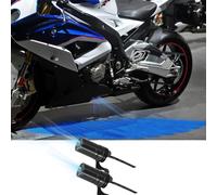 2PCS Angel Wings Projection Light, Waterproof Underbody LED Angel Eyes, Universal Motorbike Courtesy Light for Harley Suzuki Motorcycle Electric Scooters (Blue)