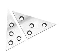 2PCs Angle Block Set, 30-60-90 & 45-45-90 Degree, +/- 20 Seconds Precision Machinist Tool for Calibrating and Measuring Exact Angle