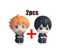 (2PCS) Anime Figures Haikyuu!! Shoyo Hinata Action Figures PVC Tobio Kageyama Toys for Children Collector Haikyu