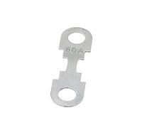 2PCS ANS-H 1 way fuse holder ANS-8 safety plate base vehicle fuse box bolt type 20A 50A 70A 80A 100A 150A 175A 200A(2PC Fuse-2,20A)