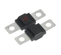 2PCS ANS Trumpet Fork Plug Fuse 32V 20A 30A 40A 50A 60A 70A 80A 100A 125A 150A 175A 200A Bolt Fixed Insurance Film(50A)