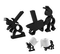 2pcs Ant Shaped Toilet Roll Holder, Free Standing 3D Printed Novelty Loo Roll Holder, Cute Bathroom Toilet Paper Storage Decor
