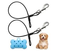 2pcs Anti-bite Dog Chains and 1 Piece Toilet Pickup, Metal Traction Chain, Training Chain, Anti-entanglement Extension Chain, Suitable For Dog Collars And Pet Traction.